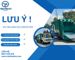 LƯU Ý KHI VẬN HÀNH XE CUỐN ÉP RÁC HIỆU QUẢ AN TOÀN