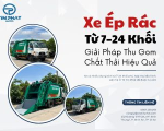 Xe Ép Rác Từ 7–24 Khối Giải Pháp Thu Gom Chất Thải Hiệu Quả