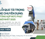 LỖI QUÁ TẢI TRỌNG XE CHUYÊN DỤNG: MỨC PHẠT MỚI NHẤT 2025