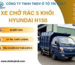 XE CHỞ RÁC 5 KHỐI HYUNDAI H150 5 KHỐI  - TIÊU CHUẨN KHÍ THẢI MỚI NHẤT