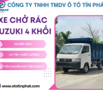 XE THU GOM RÁC 4 KHỐI SUZUKI – SIÊU PHẨM XE THU GOM RÁC