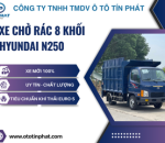 XE CHỞ RÁC 8 KHỐI HYUNDAI  N250 - Tiêu Chuẩn Khí ThảI EURO 5 