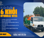 Xe Hút Bể Phốt 6 Khối Hyundai W11S